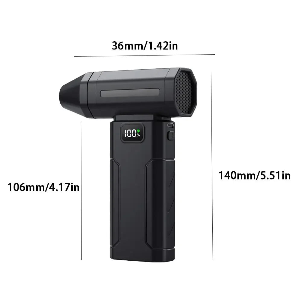 DetailPro |  Turbo Pro | Car Air Blower (150,000 RPM) – Cordless High-Speed Detailing Fan for Rapid Water Drying & Dust Removal