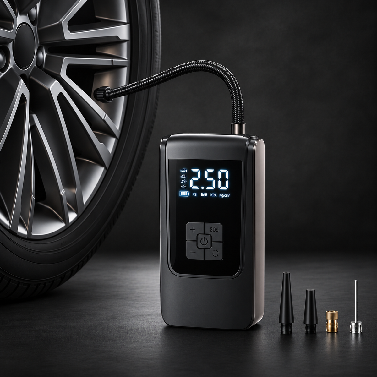 DetailPro | Ultra Air Pro | Fix Flat Tires & Inflate Anywhere Instantly: The Ultimate Portable Digital Air Compressor